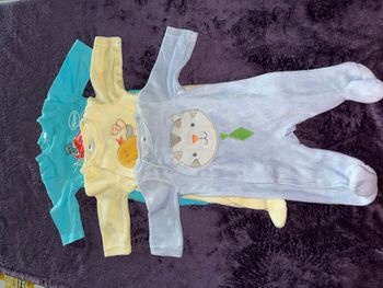 Lot 3 pyjamas bébé garçon taille 0 mois (naissance)