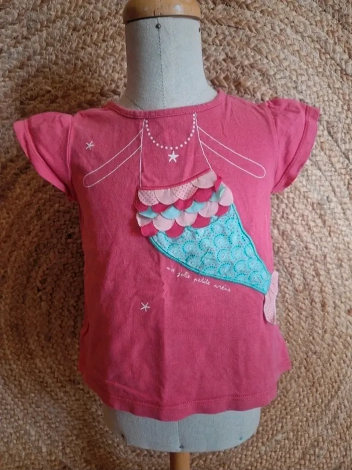 Lot de 12 vêtements fille tee short, pulls, gilets, robe, leeging 23 mois - photo numéro 12