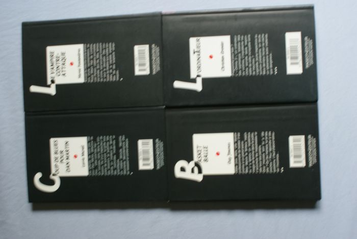 LOT DE 4 LIVRES DE LA COLLECTION CASCADE POLICIER - photo numéro 2
