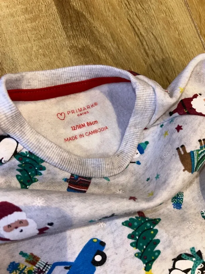Ensemble Noël 12/18 mois - photo numéro 2