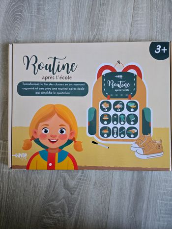 Tableau routine après l'école 