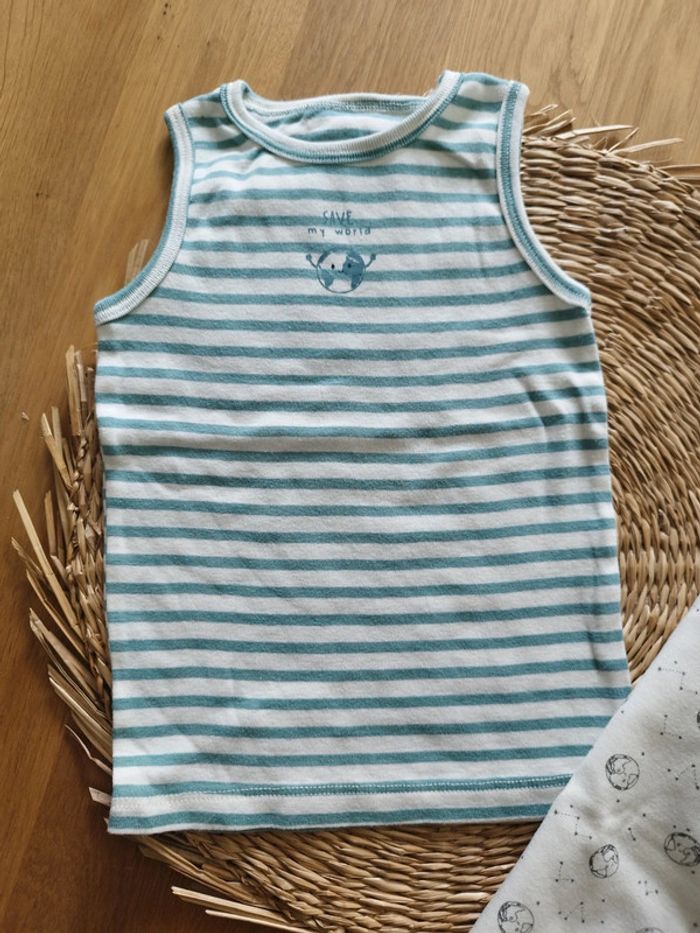 Lot de 2 débardeurs Kiabi 24 mois - photo numéro 3