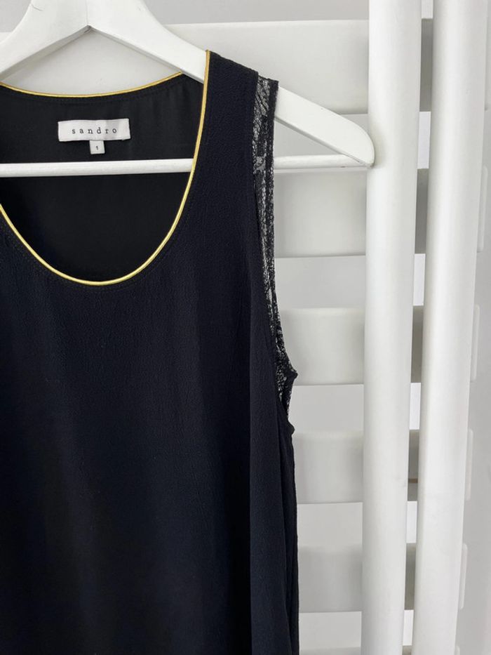 Robe col doré Sandro S comme neuve - photo numéro 4