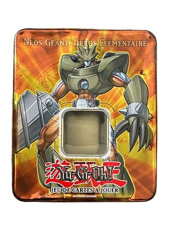Boîte métallique Yu-Gi-Oh jeu de cartes 15 x 13 cm
