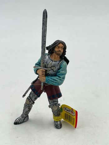 Figurine soldat médiéval avec épée Plastoy neuf