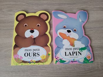 Lot de 2 livres animaux 