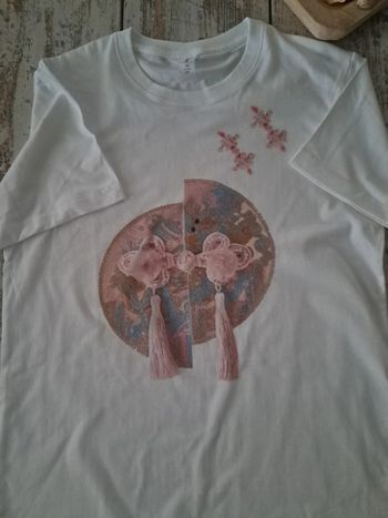T shirt impression motif chinois Neuf