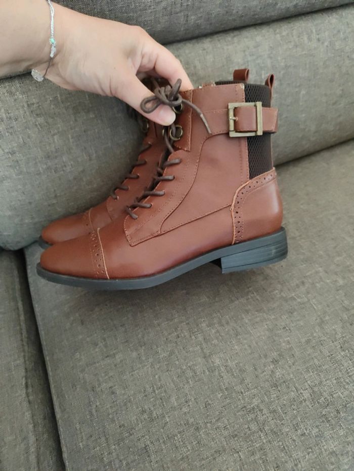 Bottines marrons taille 36 - photo numéro 2