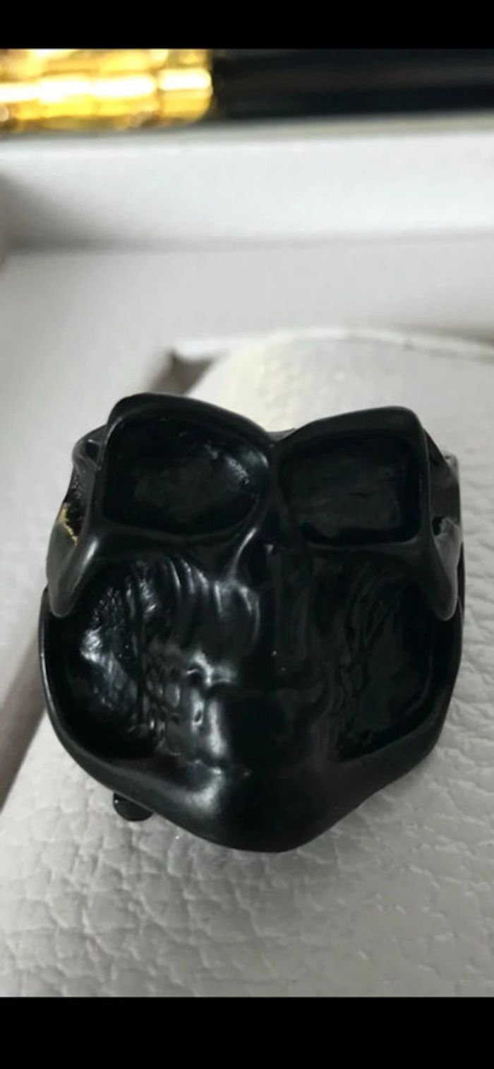 Magnifique bague noire pour homme  gothique, taille 60 - photo numéro 9
