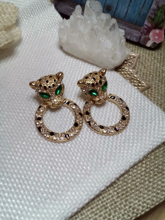 Boucles d'oreilles félines