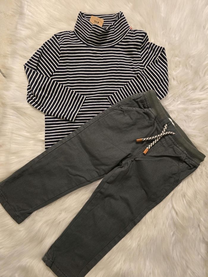Neufs (non portés)🏷 🤩😍💙💙 superbe ensemble sous pull et pantalon doublé  36mois/3ans garçon🤩😍💙💙💙👌👌👌👌