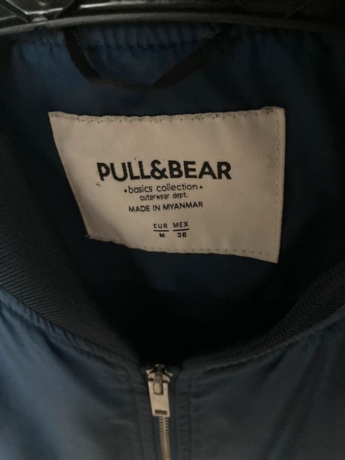 Blouson bleu été Pull&Bear taille M - photo numéro 5