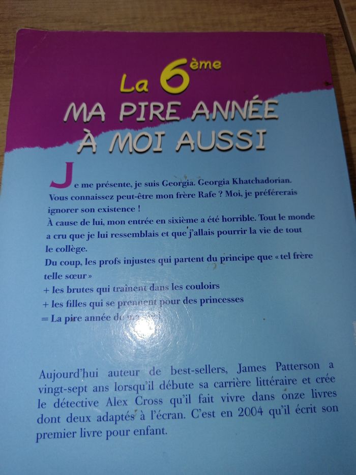 La 6 ème ma pire année a moi aussi - photo numéro 2