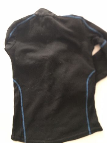 Sous-pull polaire enfant 6 ans noir Wed’ze