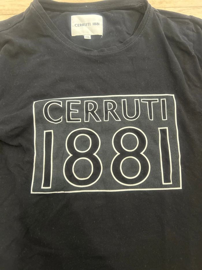 T-shirt noir Cerruti 1881 2XL - photo numéro 2