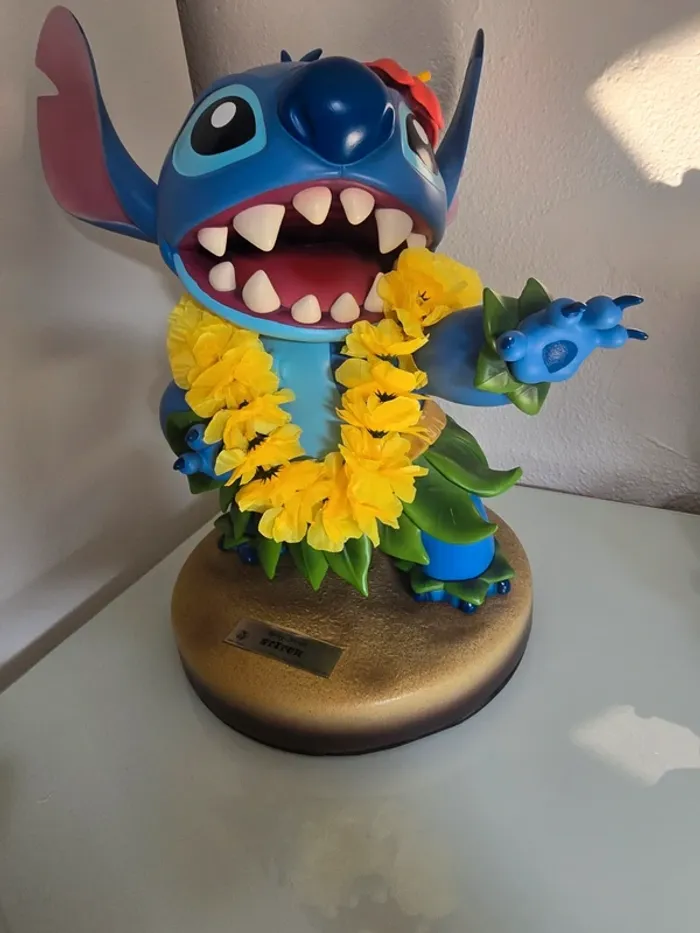 Stitch Hula Statue Beast Kingdom Disney 38Cm Master Craft - photo numéro 16