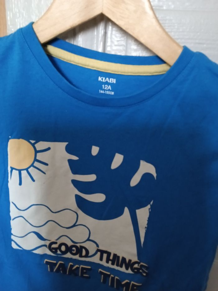 Tee-shirt Kiabi bleu et multicolore - photo numéro 2