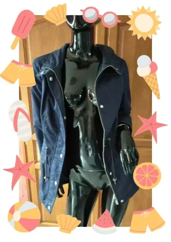 Magnifique veste parka ceintrée mi saison