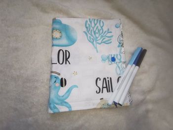 Cahier de coloriage lavable thème Marin