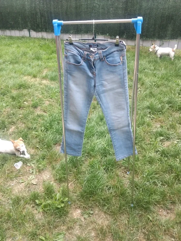 Lot 2 jeans évasés - photo numéro 3