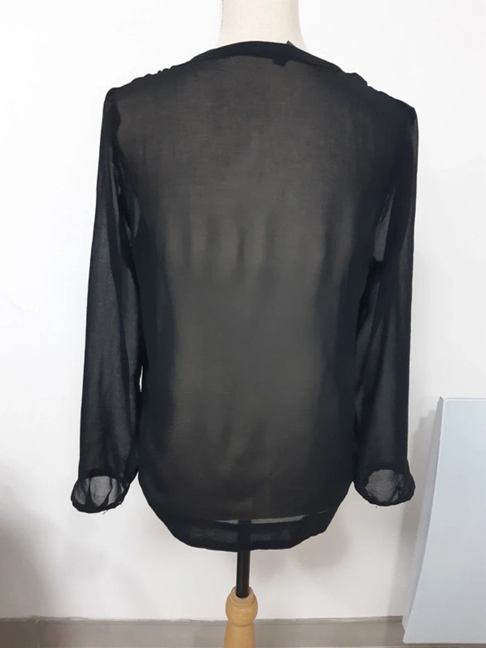 Blouse manches longues noirs NafNaf T38 - photo numéro 6