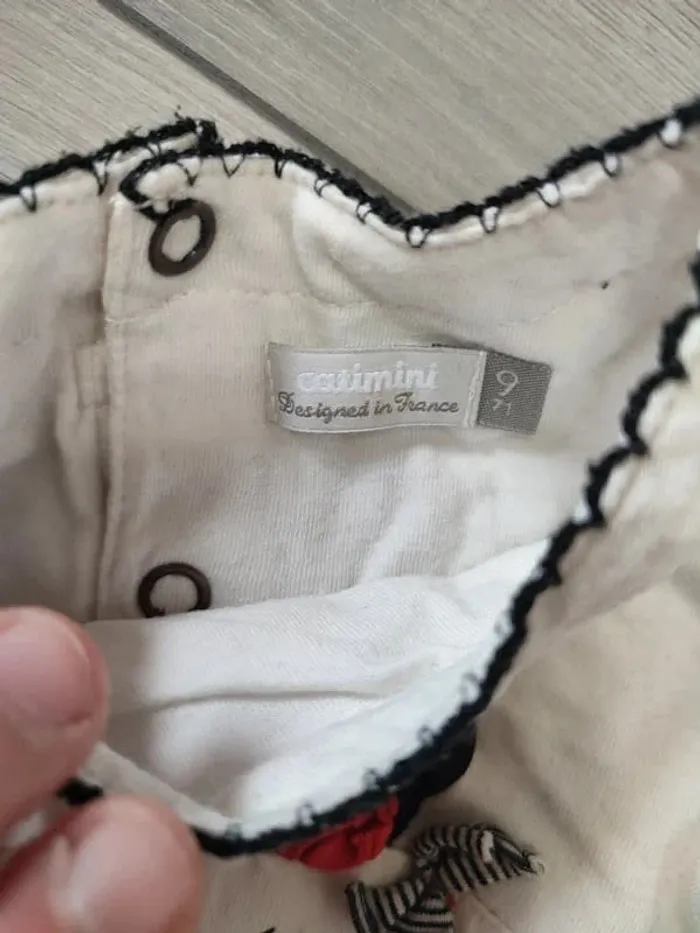 Robe chaude catimini 9 mois très bon état - photo numéro 2