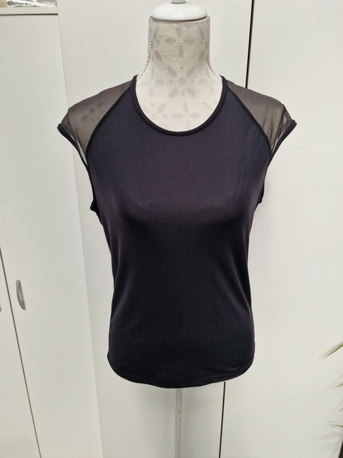 Debardeur Noir Epaules Transparentes Dim