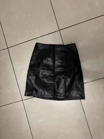 Jupe simili cuir H&M