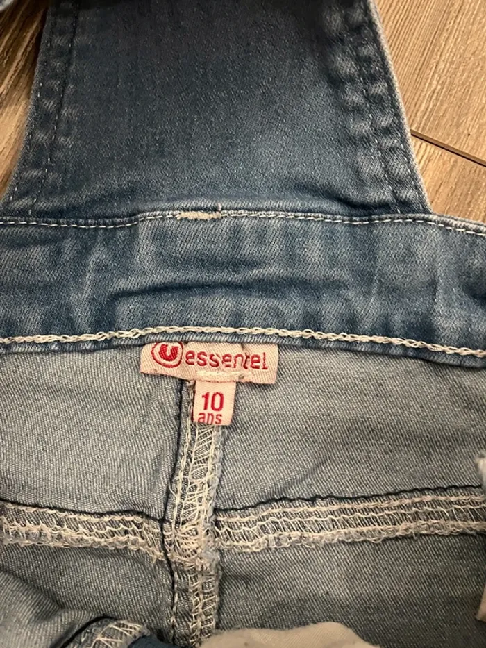 Robe salopette en jean 10 ans - photo numéro 4