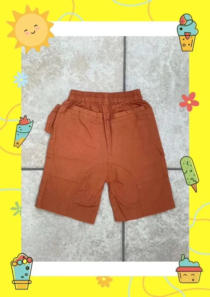 Pantacourt marron orange Orchestra 1 ans 12 mois - photo numéro 5