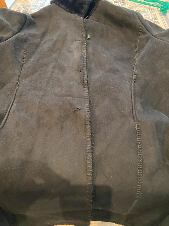 Manteau long fausse fourrure - photo numéro 8