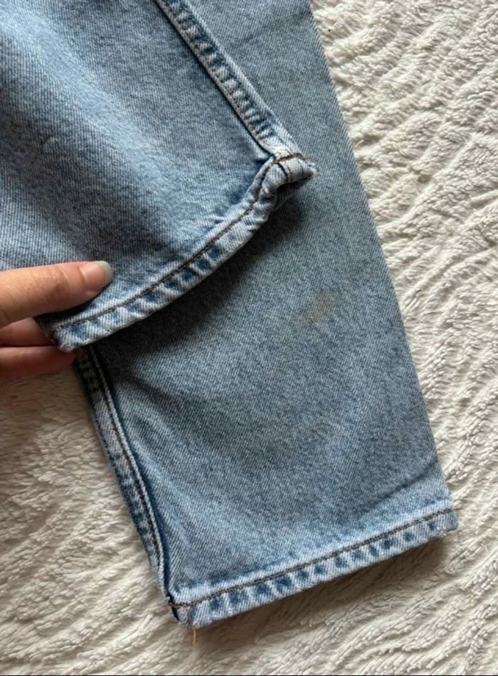 Jean Lévis 534 vintage 90s bleu clair taille haute coupe droite fuselé slim taille X/34 rare - photo numéro 12