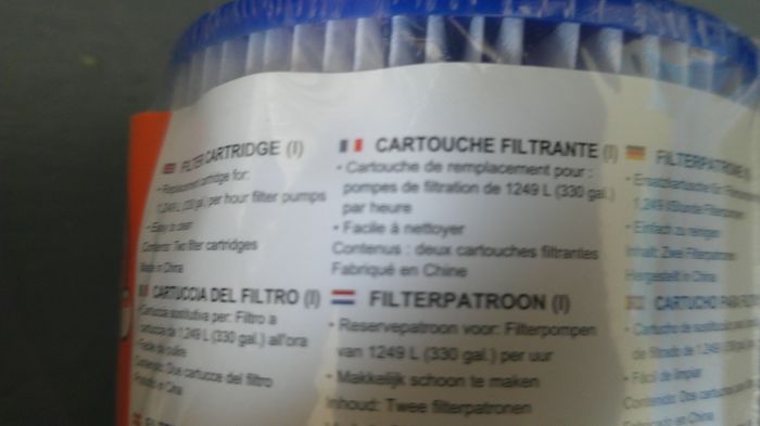 Lot de 2 filtres de piscine NEUF - photo numéro 7