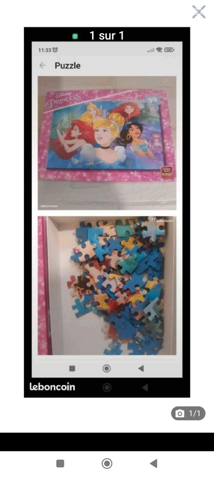 Puzzle Disney princesse