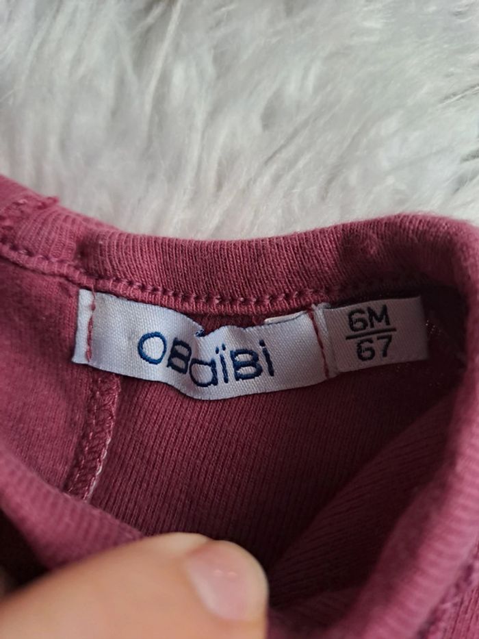 Ensemble obaibi robe + Tee-shirt ML 6m - photo numéro 6