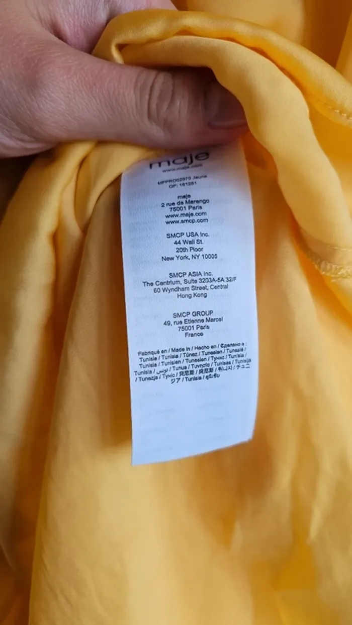 Robe patineuse Maje jaune - photo numéro 6