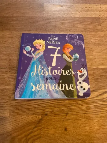 Livre Disney 7 histoires pour la semaine La reine des neiges