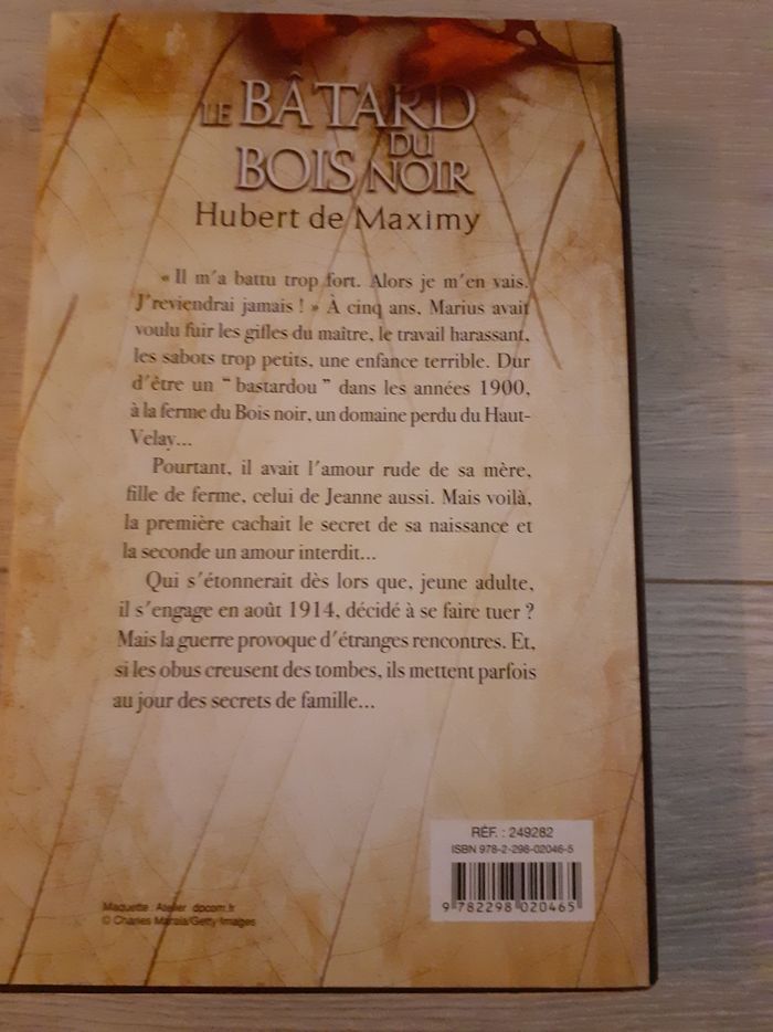 Roman le bâtard du bois noir de Hubert de Maximy - photo numéro 2