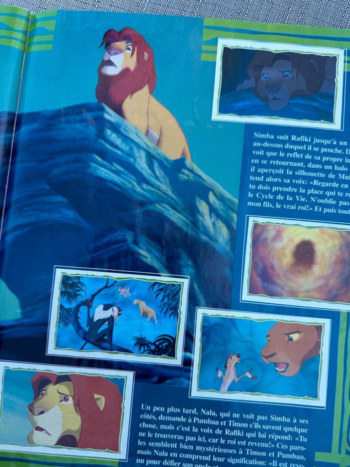 Album Panini complet Disney Le Roi Lion + poster + bon de commande stickers autocollants - photo numéro 10