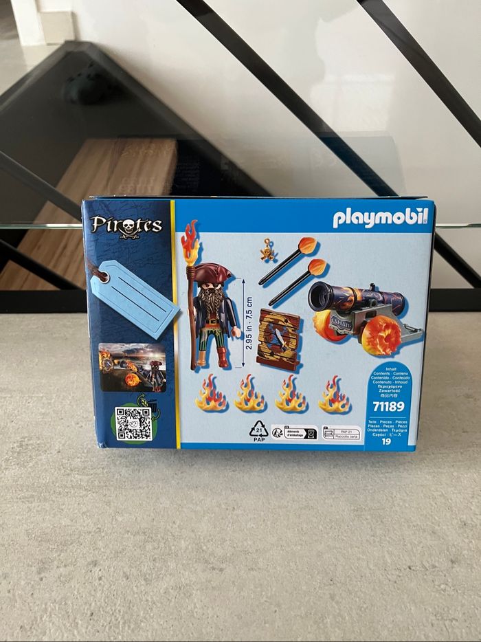 Playmobil 71189 pirate et canon de feu - photo numéro 2