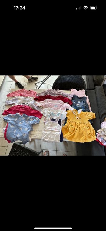 Lot vêtement bébé fille 6-9 mois