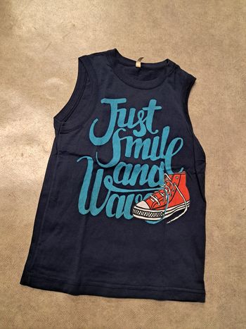 tee shirt débardeur garcon 6 ans