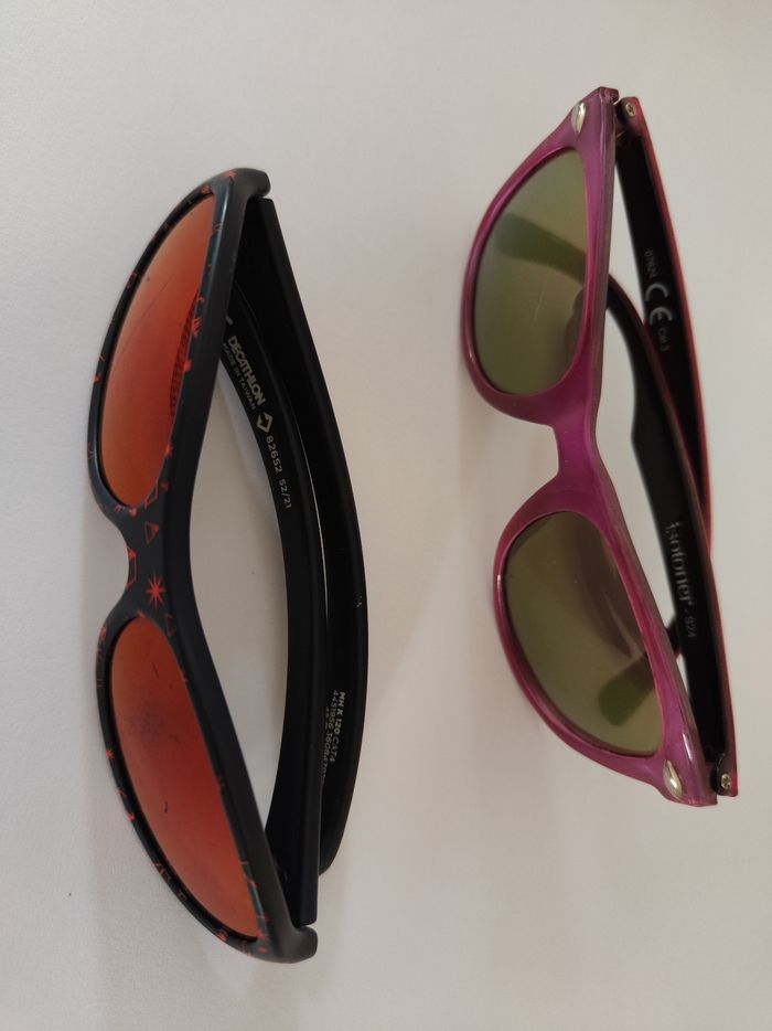 🎁Lot x2 lunettes enfant Decathlon et autre paire de lunettes 🎁envoie rapide aujourd'hui ou demain