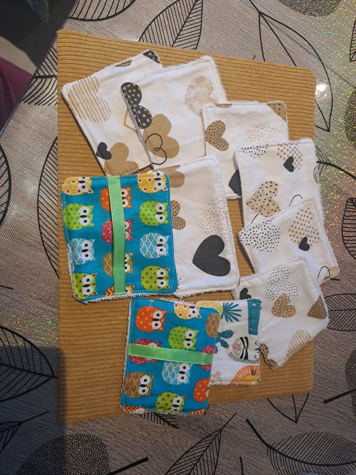 Lingettes lavables. - photo numéro 1