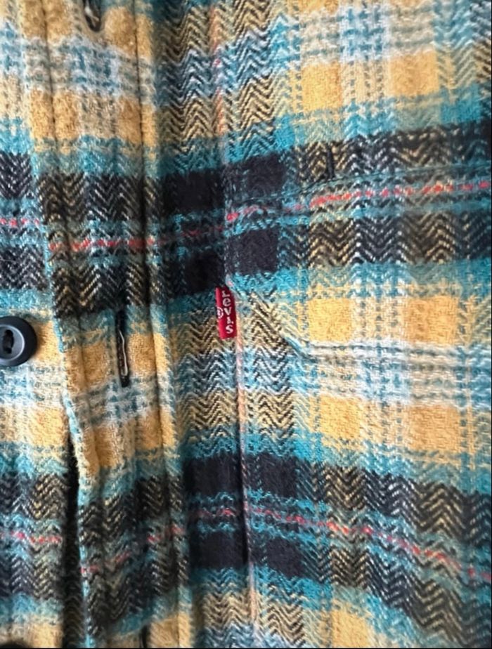 Chemise à carreaux jaune, Relaxed, Levi’s - photo numéro 4