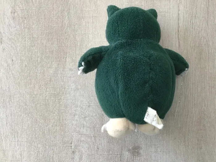 Vintage 1995 peluche pokemon ronflex - photo numéro 3