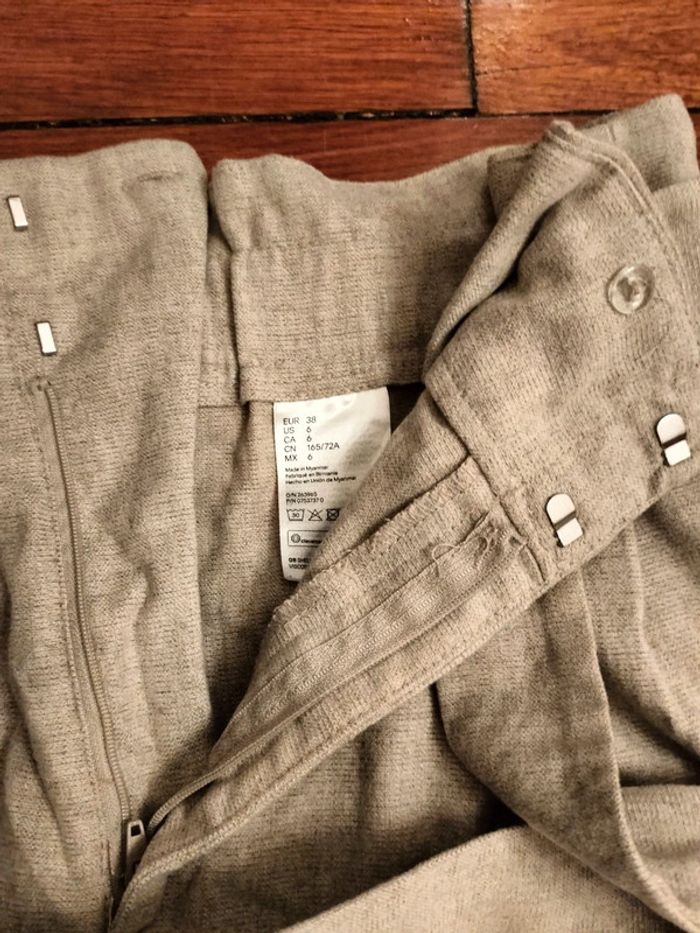 Pantalon d'hiver carotte avec ceinture - photo numéro 3