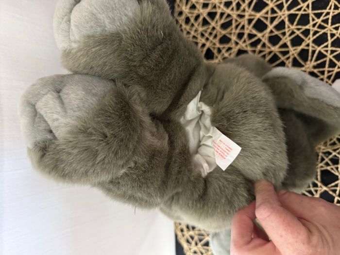 Peluche éléphant en peluche, marionnette à main, - photo numéro 5