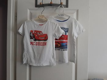Lot de 2 t-shirts Cars