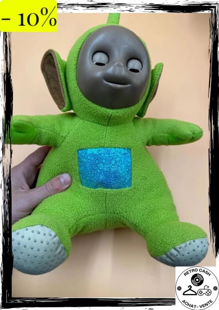 Lot De 4 Grandes Peluches Teletubbies Vintage 1996 modèles rare interactifs - photo numéro 9